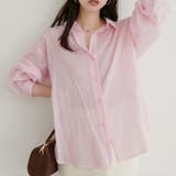 【natural couture】綿麻シアー長袖シャツ | NICE CLAUP / OLIVE des OLIVE　OUTLET | 詳細画像12 