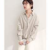 【natural couture】ピーチスキンオーバーサイズシャツ | NICE CLAUP / OLIVE des OLIVE　OUTLET | 詳細画像4 