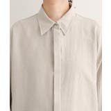 【natural couture】ピーチスキンオーバーサイズシャツ | NICE CLAUP / OLIVE des OLIVE　OUTLET | 詳細画像10 