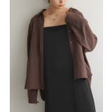 【natural couture】ピーチスキンオーバーサイズシャツ | NICE CLAUP / OLIVE des OLIVE　OUTLET | 詳細画像19 