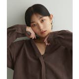 【natural couture】ピーチスキンオーバーサイズシャツ | NICE CLAUP / OLIVE des OLIVE　OUTLET | 詳細画像21 