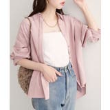 【natural couture】ピーチスキンオーバーサイズシャツ | NICE CLAUP / OLIVE des OLIVE　OUTLET | 詳細画像26 