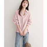 【natural couture】ピーチスキンオーバーサイズシャツ | NICE CLAUP / OLIVE des OLIVE　OUTLET | 詳細画像27 