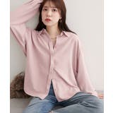 【natural couture】ピーチスキンオーバーサイズシャツ | NICE CLAUP / OLIVE des OLIVE　OUTLET | 詳細画像29 