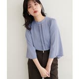 【natural couture】メタルチャーム付き7分袖フレア袖ブラウス | NICE CLAUP / OLIVE des OLIVE　OUTLET | 詳細画像16 