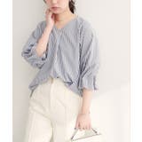 【natural couture】麻レーヨンタック袖ブラウス | NICE CLAUP / OLIVE des OLIVE　OUTLET | 詳細画像5 