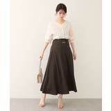 【natural couture】麻レーヨンタック袖ブラウス | NICE CLAUP / OLIVE des OLIVE　OUTLET | 詳細画像7 