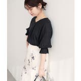 【natural couture】麻レーヨンタック袖ブラウス | NICE CLAUP / OLIVE des OLIVE　OUTLET | 詳細画像20 