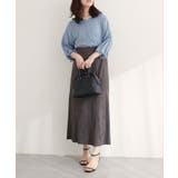 【natural couture】麻レーヨンタック袖ブラウス | NICE CLAUP / OLIVE des OLIVE　OUTLET | 詳細画像21 