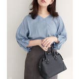 【natural couture】麻レーヨンタック袖ブラウス | NICE CLAUP / OLIVE des OLIVE　OUTLET | 詳細画像24 