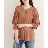 【natural couture】麻レーヨンタック袖ブラウス | NICE CLAUP / OLIVE des OLIVE　OUTLET | 詳細画像26 