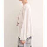 【natural couture】アシメパイピングボウタイブラウス | NICE CLAUP / OLIVE des OLIVE　OUTLET | 詳細画像3 