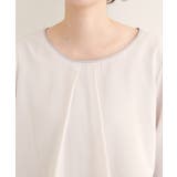 【natural couture】アシメパイピングボウタイブラウス | NICE CLAUP / OLIVE des OLIVE　OUTLET | 詳細画像5 