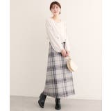 【natural couture】アシメパイピングボウタイブラウス | NICE CLAUP / OLIVE des OLIVE　OUTLET | 詳細画像10 