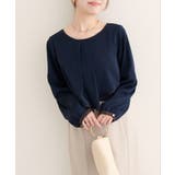 【natural couture】アシメパイピングボウタイブラウス | NICE CLAUP / OLIVE des OLIVE　OUTLET | 詳細画像17 