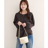 【natural couture】アシメパイピングボウタイブラウス | NICE CLAUP / OLIVE des OLIVE　OUTLET | 詳細画像21 