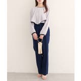 【natural couture】アシメパイピングボウタイブラウス | NICE CLAUP / OLIVE des OLIVE　OUTLET | 詳細画像26 