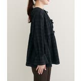 【natural couture】モールボーダーペプラムブラウス | NICE CLAUP / OLIVE des OLIVE　OUTLET | 詳細画像12 