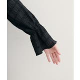 【natural couture】モールボーダーペプラムブラウス | NICE CLAUP / OLIVE des OLIVE　OUTLET | 詳細画像16 