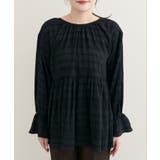 【natural couture】モールボーダーペプラムブラウス | NICE CLAUP / OLIVE des OLIVE　OUTLET | 詳細画像22 