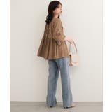 【natural couture】モールボーダーペプラムブラウス | NICE CLAUP / OLIVE des OLIVE　OUTLET | 詳細画像30 