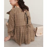 【natural couture】モールボーダーペプラムブラウス | NICE CLAUP / OLIVE des OLIVE　OUTLET | 詳細画像32 