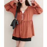 【natural couture】モールボーダーペプラムブラウス | NICE CLAUP / OLIVE des OLIVE　OUTLET | 詳細画像39 