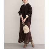 【natural couture】コーデュロイオーバーサイズシャツ | NICE CLAUP / OLIVE des OLIVE　OUTLET | 詳細画像16 