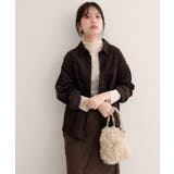 【natural couture】コーデュロイオーバーサイズシャツ | NICE CLAUP / OLIVE des OLIVE　OUTLET | 詳細画像20 