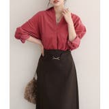 【natural couture】コーデュロイオーバーサイズシャツ | NICE CLAUP / OLIVE des OLIVE　OUTLET | 詳細画像1 