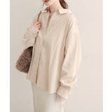 アイボリー | 【natural couture】コーデュロイオーバーサイズシャツ | NICE CLAUP / OLIVE des OLIVE　OUTLET