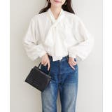 【natural couture】ボウタイリボンブラウス | NICE CLAUP / OLIVE des OLIVE OUTLET | 詳細画像2