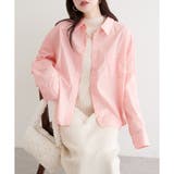 ピンク | 【natural couture】ポケット刺繍入りゆるシャツ | NICE CLAUP / OLIVE des OLIVE OUTLET