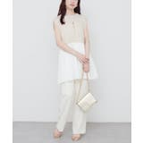 【natural couture】プリーツドッキングニット | NICE CLAUP / OLIVE des OLIVE OUTLET | 詳細画像2
