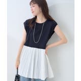 【natural couture】プリーツドッキングニット | NICE CLAUP / OLIVE des OLIVE OUTLET | 詳細画像13