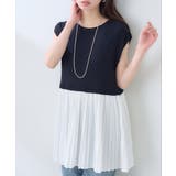 【natural couture】プリーツドッキングニット | NICE CLAUP / OLIVE des OLIVE OUTLET | 詳細画像14