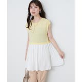 【natural couture】プリーツドッキングニット | NICE CLAUP / OLIVE des OLIVE OUTLET | 詳細画像22