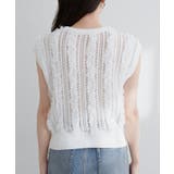 【natural couture】透かし柄×チュールノースリKT | NICE CLAUP / OLIVE des OLIVE　OUTLET | 詳細画像5 