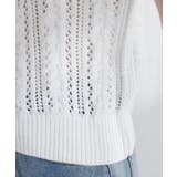 【natural couture】透かし柄×チュールノースリKT | NICE CLAUP / OLIVE des OLIVE　OUTLET | 詳細画像8 