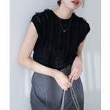 【natural couture】透かし柄×チュールノースリKT | NICE CLAUP / OLIVE des OLIVE　OUTLET | 詳細画像15 