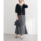 【natural couture】配色リボン透かし編みカーディガン | NICE CLAUP / OLIVE des OLIVE OUTLET | 詳細画像14