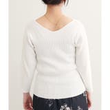 【natural couture】前後２WAY7分袖リブニット | NICE CLAUP / OLIVE des OLIVE　OUTLET | 詳細画像23 