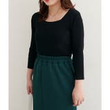 【natural couture】前後２WAY7分袖リブニット | NICE CLAUP / OLIVE des OLIVE　OUTLET | 詳細画像18 