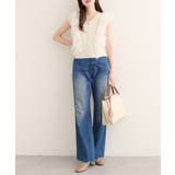 【natural couture】チュールフリルニットベスト | NICE CLAUP / OLIVE des OLIVE　OUTLET | 詳細画像6 