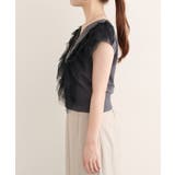 【natural couture】チュールフリルニットベスト | NICE CLAUP / OLIVE des OLIVE　OUTLET | 詳細画像14 