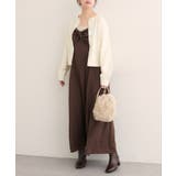 【natural couture】ぷっくり金釦ポケ付きカーデ | NICE CLAUP / OLIVE des OLIVE　OUTLET | 詳細画像2 