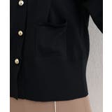 【natural couture】ぷっくり金釦ポケ付きカーデ | NICE CLAUP / OLIVE des OLIVE　OUTLET | 詳細画像7 