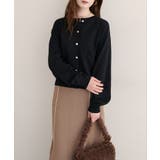 【natural couture】ぷっくり金釦ポケ付きカーデ | NICE CLAUP / OLIVE des OLIVE　OUTLET | 詳細画像11 