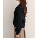 【natural couture】ぷっくり金釦ポケ付きカーデ | NICE CLAUP / OLIVE des OLIVE　OUTLET | 詳細画像14 