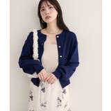 【natural couture】ぷっくり金釦ポケ付きカーデ | NICE CLAUP / OLIVE des OLIVE　OUTLET | 詳細画像19 